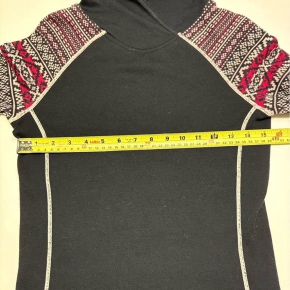 Telluride 100% Merino Wool Women’s Small Base Layer Pullover Hooded Sweatshirt - Picture 5 of 6